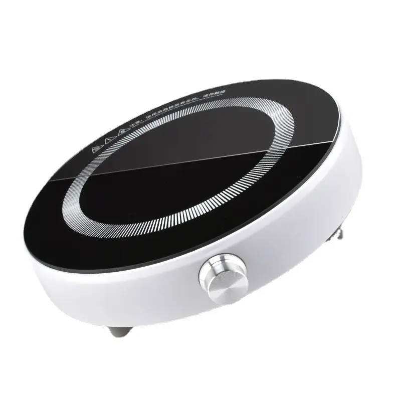 Compact Household Circular Induction Cooker with Knob Control Energy Saving All-in-One for Stir Fry and Hot Pot