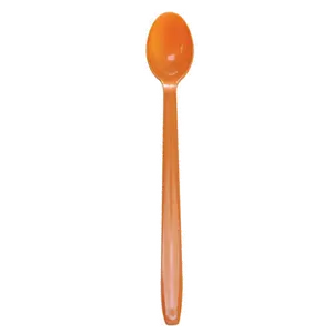[1,000 ct] PP Plastic Heavy Weight Soda Spoons, Orange