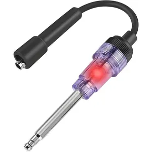 Inline Spark Plug Tester, Straight Boot Engine  Tester Light Easy to Use, Small Armature Diagnostic Detector Tool for Automotive, , Lawnmower, , Internal External Engine