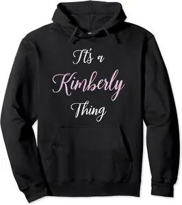 Kimberly Name Personalized Women Cute Pink Girl Custom Kim Pullover Hoodie - Emilyschwe Shop 63B07YQL86GM