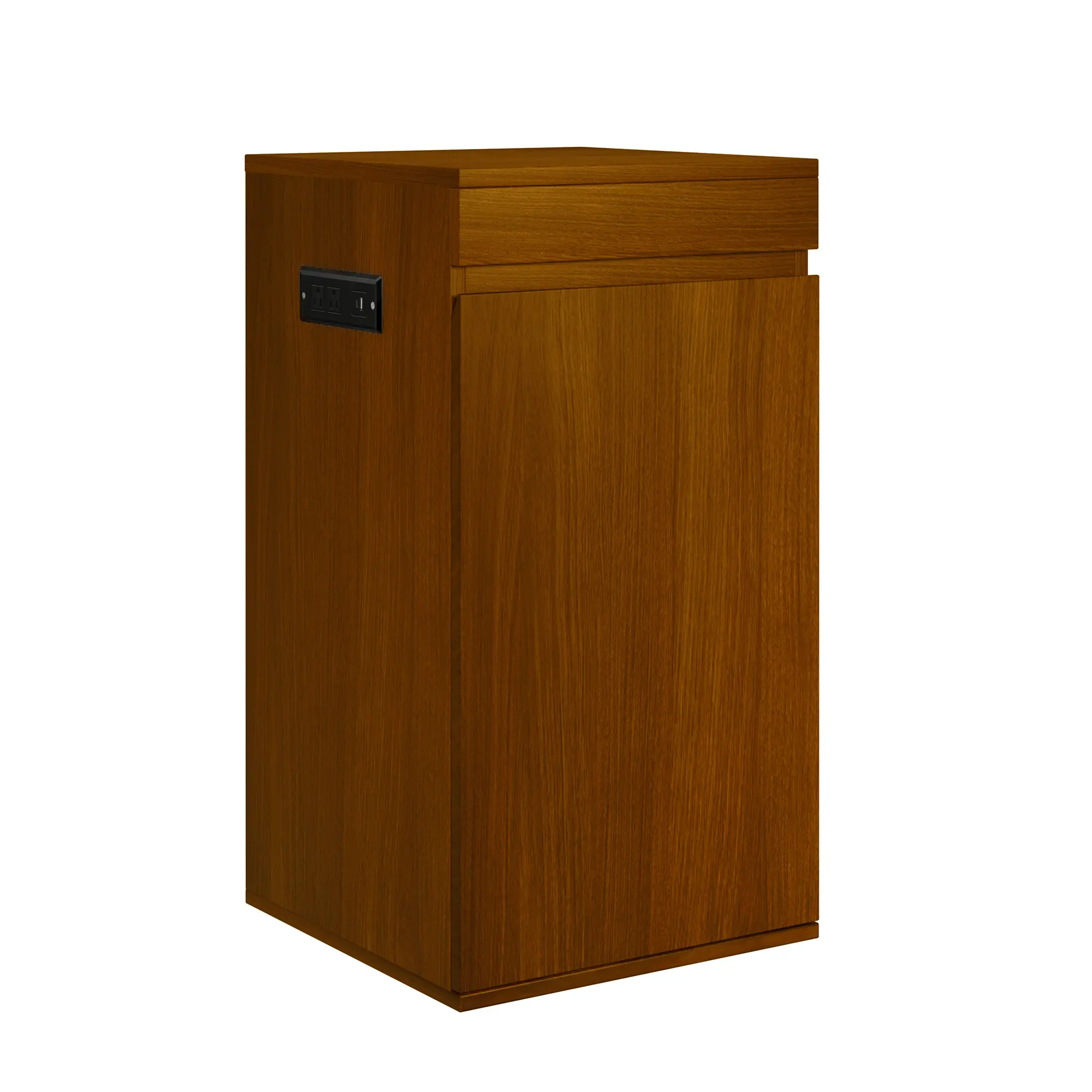 10–15-Gallon Aquarium & Terrarium Tank Stand Cabinet, 330 LBS Max Load, Built-In Power Outlets & Adjustable Storage Shelves, Fits 16.9"L × 16.9" W Cube Terrarium
