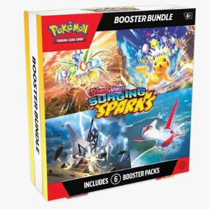 Pokemon Surging Sparks Booster Bundle - 6 Packs