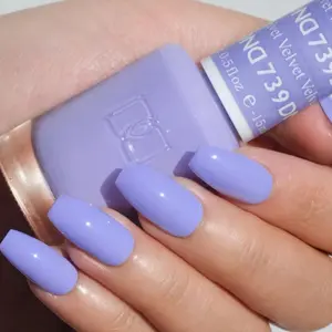 DND 739 Velvet Gel and Lacquer Duo nail care nail art color
