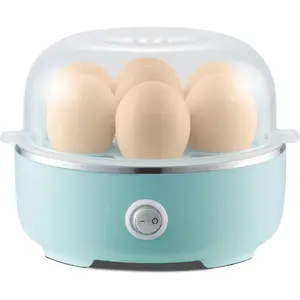 EGC115M Easy Egg Cooker Electric 7-Egg Capacity, Soft, Medium, Hard-Boiled Egg Cooker with Auto Shut-Off, Measuring Cup Included, BPA Free, Retro Mint