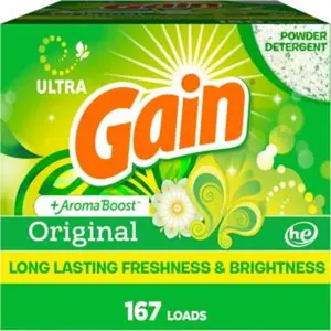 Powder laundry detergent original scent 167 loads 154 oz