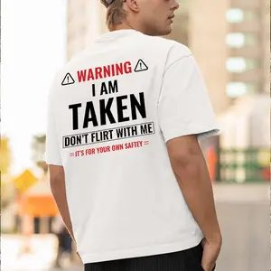 Warning I Am Taken Don't Flirt With Me Sweatshirt, No Flirting Sweater, Warning Lover Shirt, Taken Sweatshirt, I Have A Boyfriend Shirt