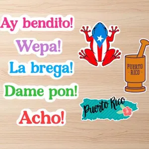 Stickers de Puerto Rico pack