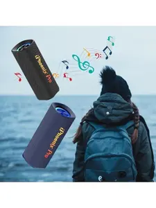 IX-117 Portable Bluetooth Speaker with 6-Hour Battery Life True Wireless Stereo Sound IPX4 Waterproof 6000mAh Battery 60W Output Power