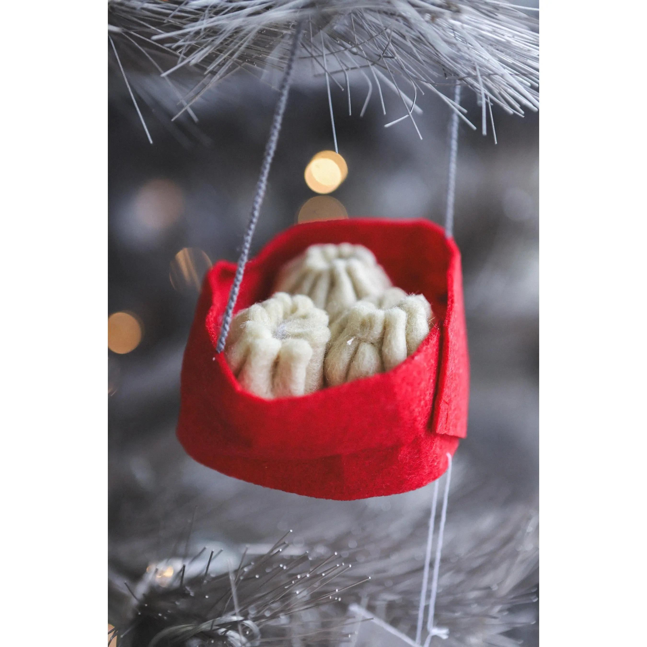 Dim Sum Felt Ornament