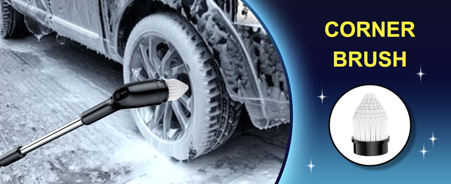 2025 Electric Spin Scrubber, 9 Heads, 53” Extension Arm, Dual Speed, 1.5H Battery for Bathroom, Tub, Grout, Floor & Car Cleaning 2025 Electric Spin Scrubber, 9 Heads, 53” Extension Arm, Dual Speed, 1.5H Battery for Bathroom, Tub, Grout, Floor & Car Cleaning