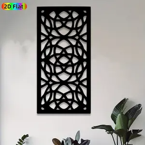 1pc Moroccan Pattern Metal Wall Art,Moroccan Pattern Statue Mural, Ideal Gift for New Year, Christmas, Moroccan Decor Enthusiasts,  Perfect for Indoor Wall & Garden Fence Wall, Exquisite Ethnic Style Decor