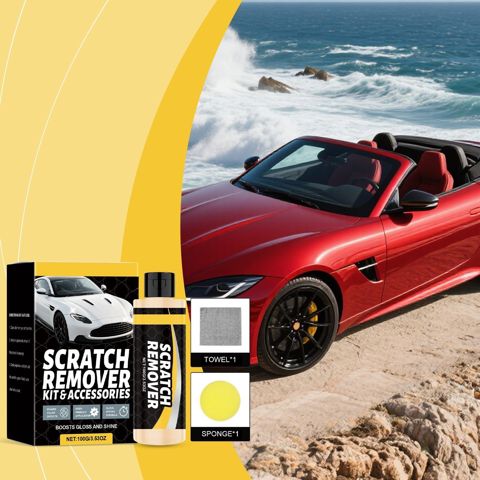 Complete Car Scratch Care Kit | Multi-Surface Paint Repair Cream | Non-Greasy, Polishing & Detailing Vehicle Body
