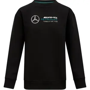 Mercedes AMG Petronas F1 Women's Crew Logo Sweatshirt Mercedes AMG Petronas F1 Women's Crew Logo Sweatshirt