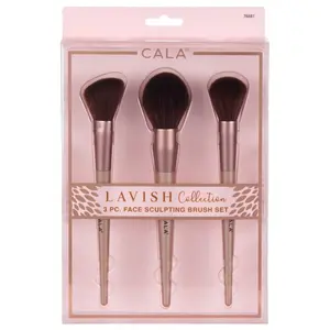 CALA Lavish Face Sculpting Brush Set (3Pcs)