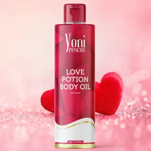 Love Potion Body Oil, 4oz, with Apricot, Jojoba, Avocado Oils & Vitamin E Oil, Fast-Absorbing, Nourishes and Hydrates Skin, Body Care, Fig layer Fragrance Moisturizer