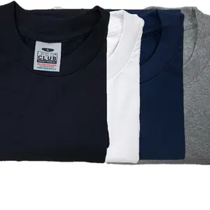 3 Pack PROCLUB Short Sleeve Heavyweight Crew Neck T-Shirt Tshirt Man Streetwear Shortsleeve Round Neck Crewneck Menswear Plain Casual Tops