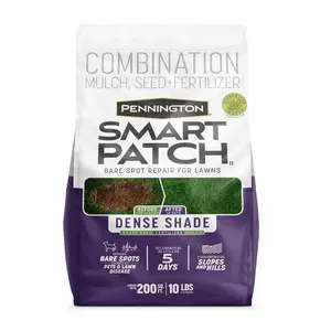 Dense Shade 10 lb. 200 sq. ft. Grass Seed Bare Spot Repair with Mulch and Fertilizer