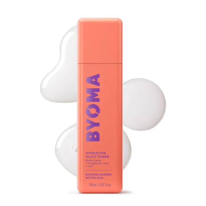 BYOMA Hydrating Milky Toner - Dewy, Ultra Hydrating Toner for Face - Soothes Skin, Locks in Moisture, Reduces Redness - Barrier Repair - 5.07 fl oz