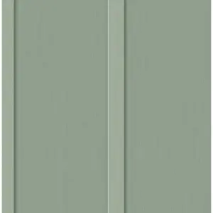 NextWall Sage Green Faux Board and Batten Peel and Stick Wallpaper