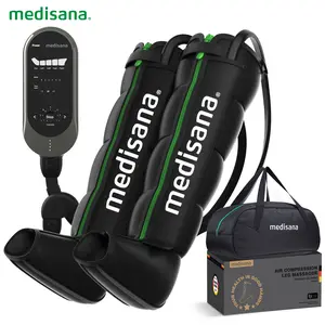 Medisana Leg Compression Massager 【2 Year Warranty】 for Circulation, Compression Boots with 6 Modes & 7 Intensities, Rechargeable Full Leg Massager for Athletes, Muscle Recovery & Pain Relief,  Mother's Day Special Gift