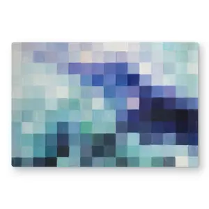 212 MAIN Modern Aluminium Metal Print Wall Artwork - 24x36 in, Lightweight Colorful Abstract Graphic Wall Arts, Mountain Nature Landscape, Home Styling Decor for Living Room