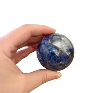 Crystal Kyanite Sphere ~ Gift Set with Complimentary Selenite ~ Sphere Only ~ 257 grams ~ Zen Home Decor ~ Meditation Crystals ~ Relaxation ~ Crystal Carving ~ Reiki ~ Metaphysical