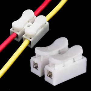100/200 Pcs Quick Splice Wire And Cable Connectors - Easy Install for Electrical Projects