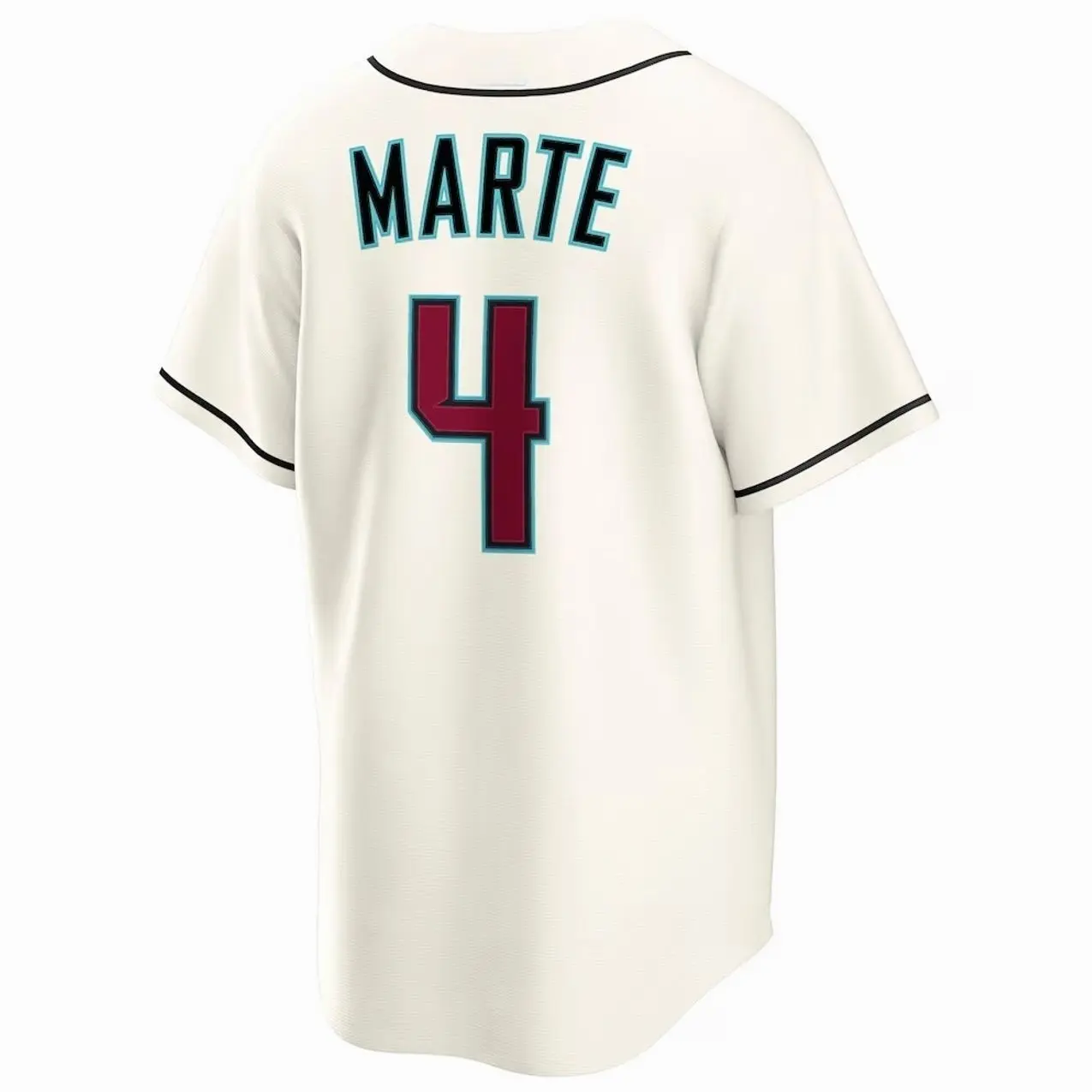 Unisex Baseball 2026 Arizona Marte 4 Jersey Home Replica Jersey - Cream