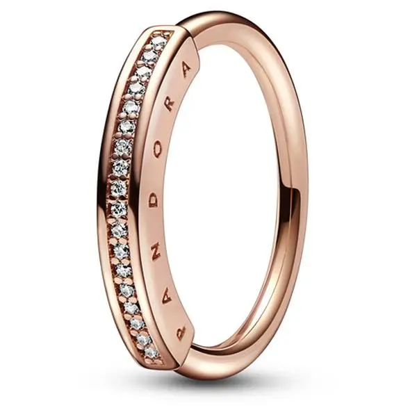 Pandora Signature I-D Pave Ring 182283C01-56 Pandora Signature I-D Pave Ring 182283C01-56
