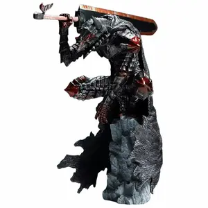 Berserk Gut Armor Black Swordsman 8" Anime Figurine PVC Figure Model Statue Collectible Model
