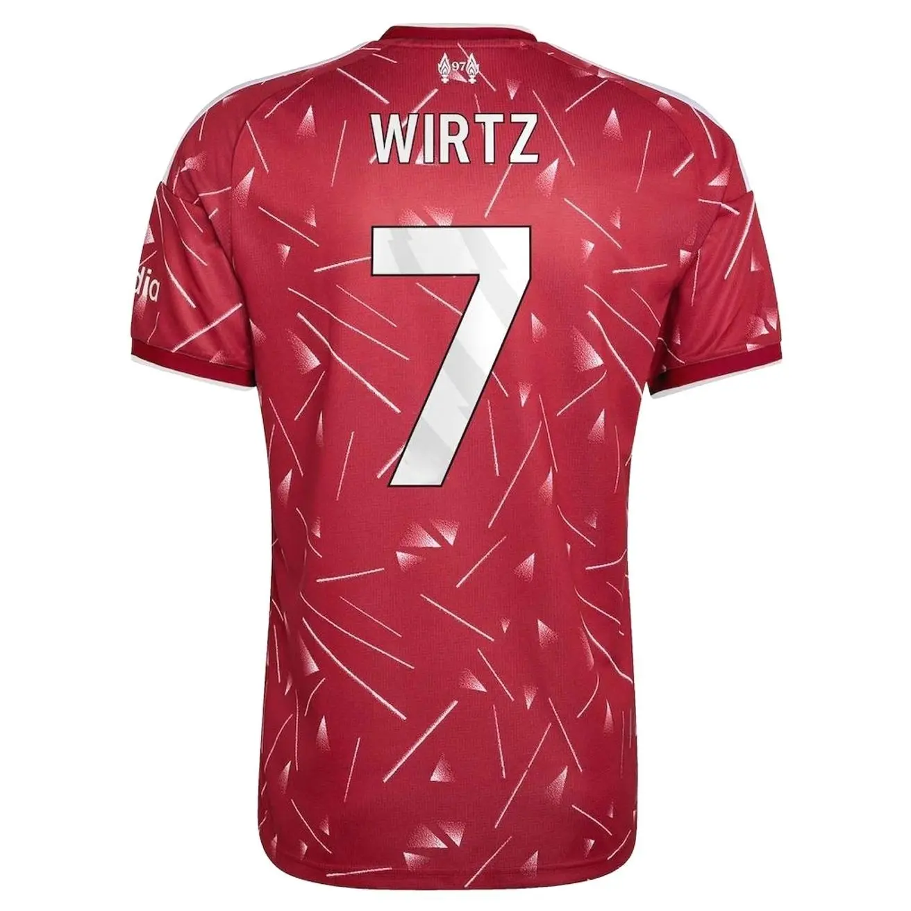 Unisex Soccer Shirt Wirtz 2025/26 Home Stadium Replica Jersey - Red Live