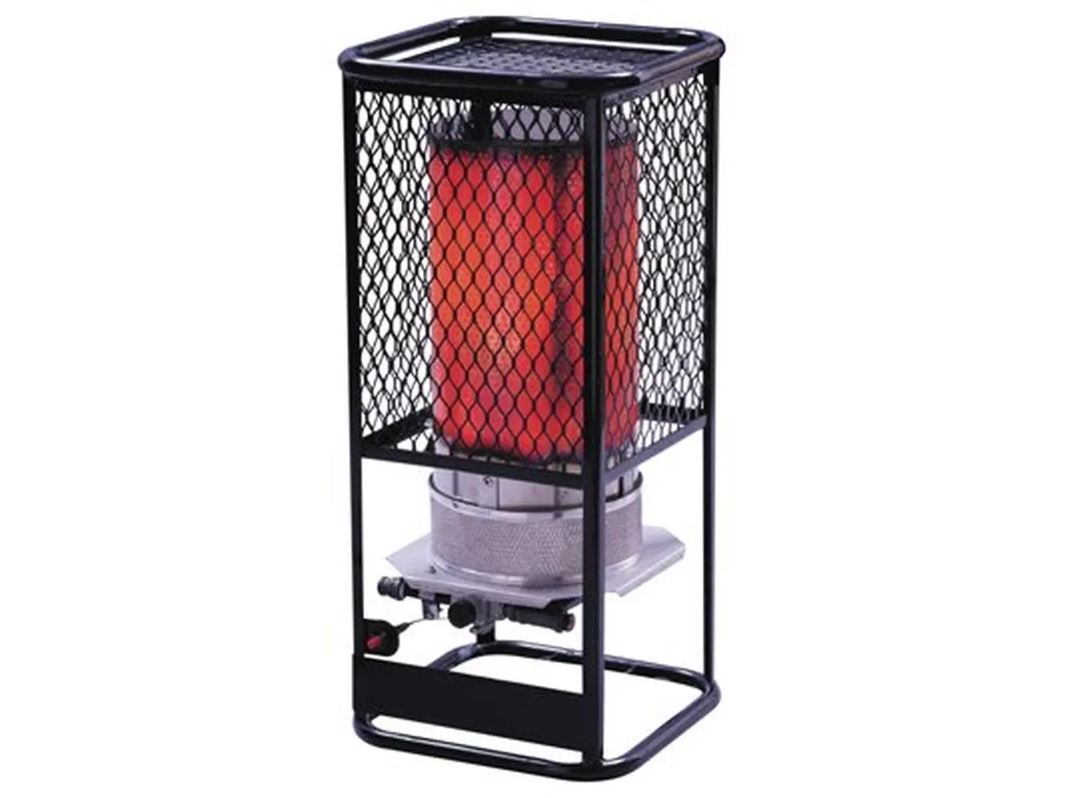 Natural Gas Radiant Heater, 125000 BTU/Hr, 3000.00 sq. ft. Heating Area, 35.040" Height, 16.140" Length, Silent Operation, Built-In Regulator