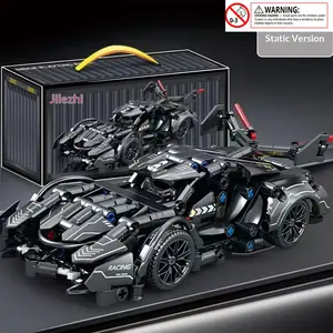 Compatible Series Lego Lamborghini Warrior V12 Sports Car Building Toy, Birthday Gift for Boys and Girls, Assembly Model