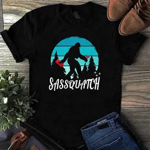 Sassquatch - Sassy Sasquatch Tshirt Design - Bigfoot T-Shirt