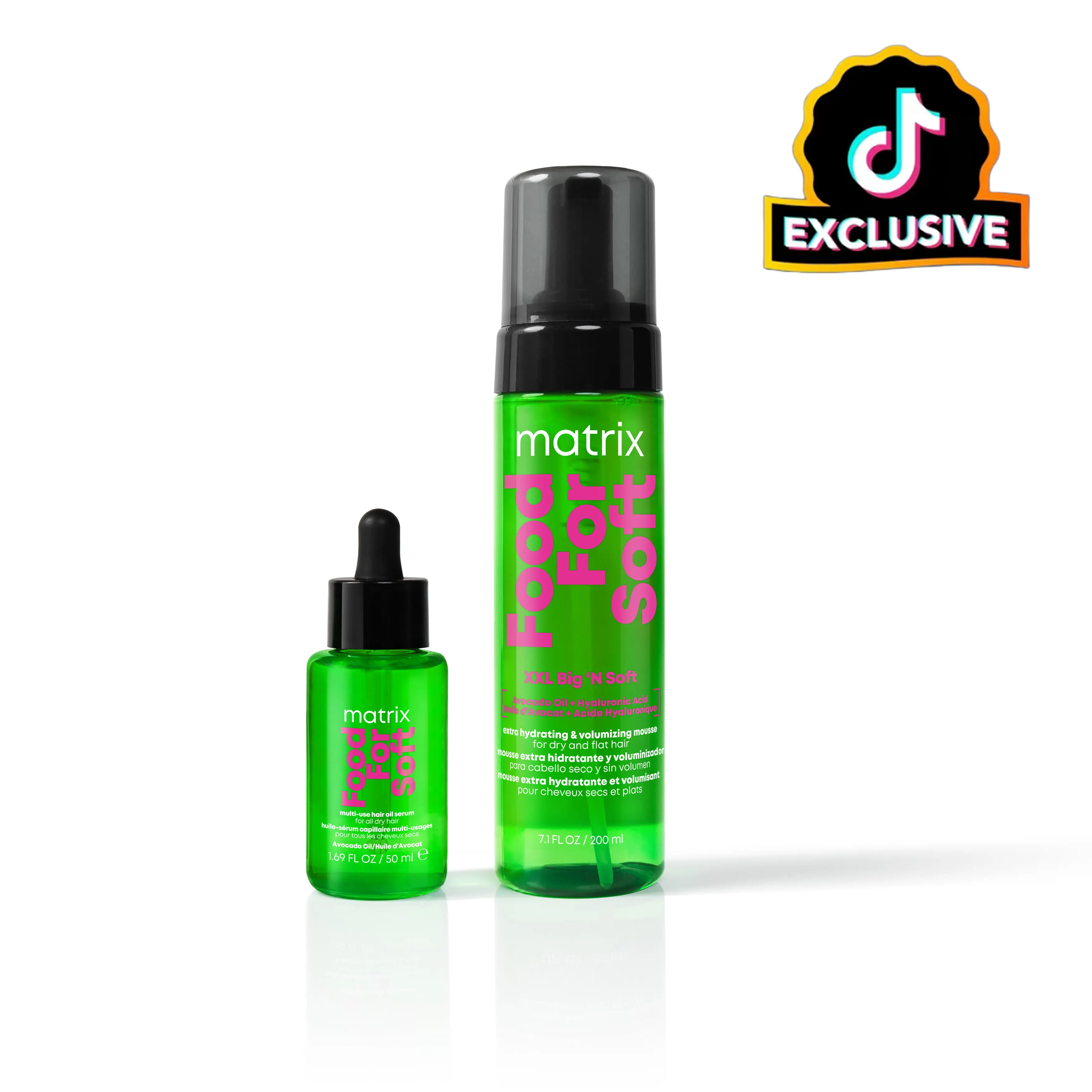 [Exclusive] Food For Soft Volume & Shine Styling Duo | Styling Haircare Set | For All Hair Types | Vegan Haircare