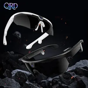 Qrd W640 Lightweight Smart Cycling Glasses, HD Video Recording, Enc Noise Reduction, Ip66 Waterproof, Outdoor Adventure, Bike Enthusiasts