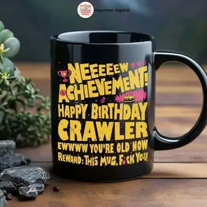 New Achievement Ceramic Mug, Dungeon Crawler Carl Coffee Mug, Birthday Gift for Crawlers, New Achievement Merch