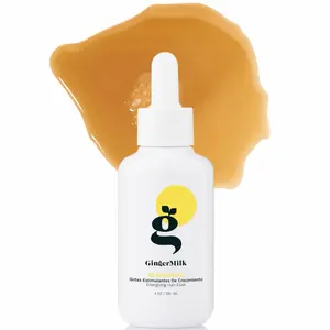 Rosemary Scalp Dropper, Be Powerful | Strengthening & Thickening Care with Castor Oil, Ginger & Biotin for Weak, Fine & Thinning-Looking Hair | 96.5% Natural | Ginger Milk