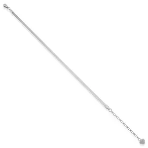 EVRY JEWELS Gold or Silver Plated Stainless Steel Women's Hypoallergenic Sariah Anklet