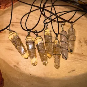 Citrine Crystal Necklace - Perfect for Any Occasion