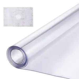 【Summervibes】VEVOR Plastic Table Cover,  , 30 x 60 Inch 1.5 mm Thick Clear Table Protector, Rectangle PVC Desk Mat, Waterproof & Easy Cleaning Desk Pad Tablecloth, for Office Dresser Dining Room Table Night Stand