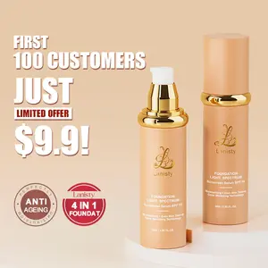 4 in 1-Light Spectrum Color Changing Foundation Gentle Formula Moisturizer Fragrance Foundation Long Lasting ，Concealer,Hydration Matte FinishSeamless Concealment     concealer