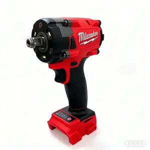 Milwaukee 3/8" Bare Metal Impact Wrench 300N·m High Torque Cordless Power Tool with Rapid Charger for Auto Repair & DIY