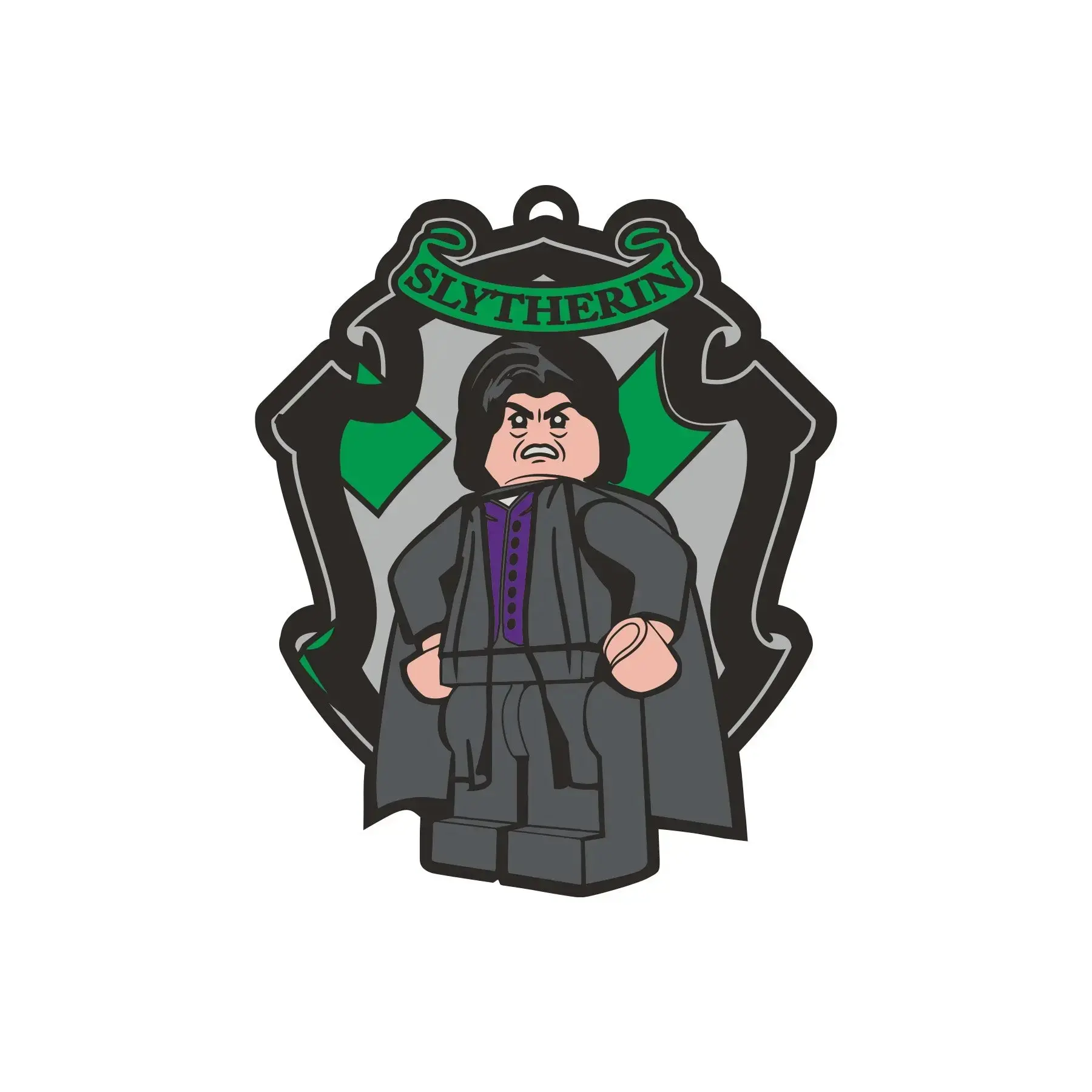 LEGO Harry Potter Severus Snape Magnet 53281 - Flexible Silicone Refrigerator Decoration for LEGO Fans