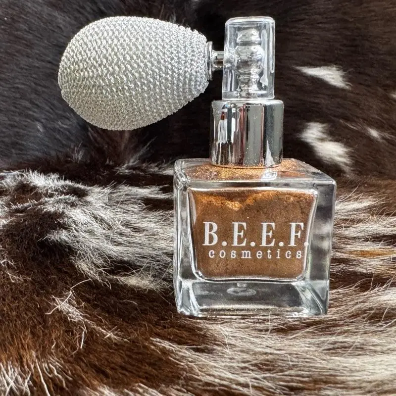 B.E.E.F Shimmering Cheyenne Highlighter - The Ultimate Bronze Body Shimmer for Glowing Skin, Just Spray on and Enjoy!