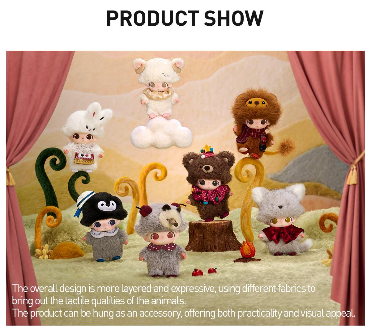 (DAREN5031) POP MART DIM00 TheSecret The atre Club Series - VinylPlush Pendant Blind Box