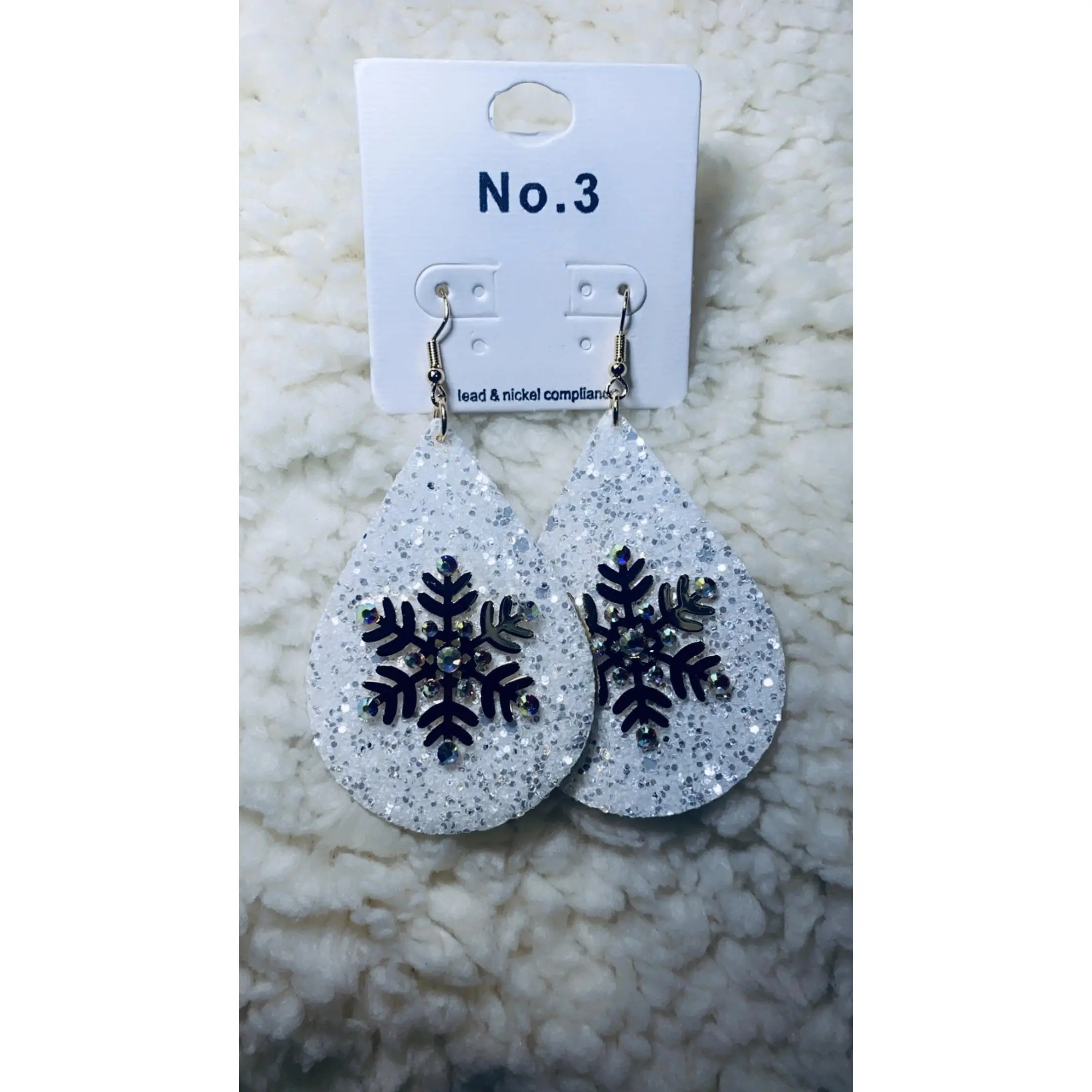 Snow flake earrings