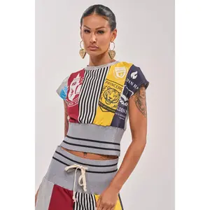 MIXED FEELINGS CROPPED T-SHIRT