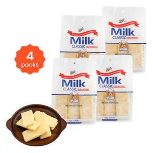 4 Pack ORBIT Milk / TRENZY GAHM Flavor Rice Crackers 111.6g each pack - Korean Trending Snack - Creamy & Delicious!