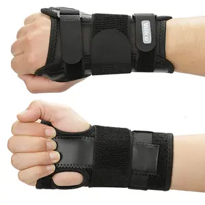 Sports Aluminum Plate Support Wrist Guard Anti-Sprain Tendon Sheath Compression Bandage Fixed Sleeve Mesh Breathable Protective Gear